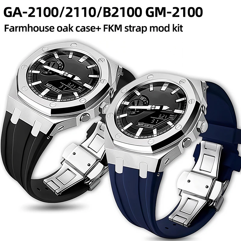 kit-de-modification-avec-boitier-en-acier-inoxydable-et-bracelet-en-caoutchouc-fluore-fkm-pour-casioak-ga-2100-b2100-gm-2100-gma-s2100-bracelet-metallique-de-remplacement