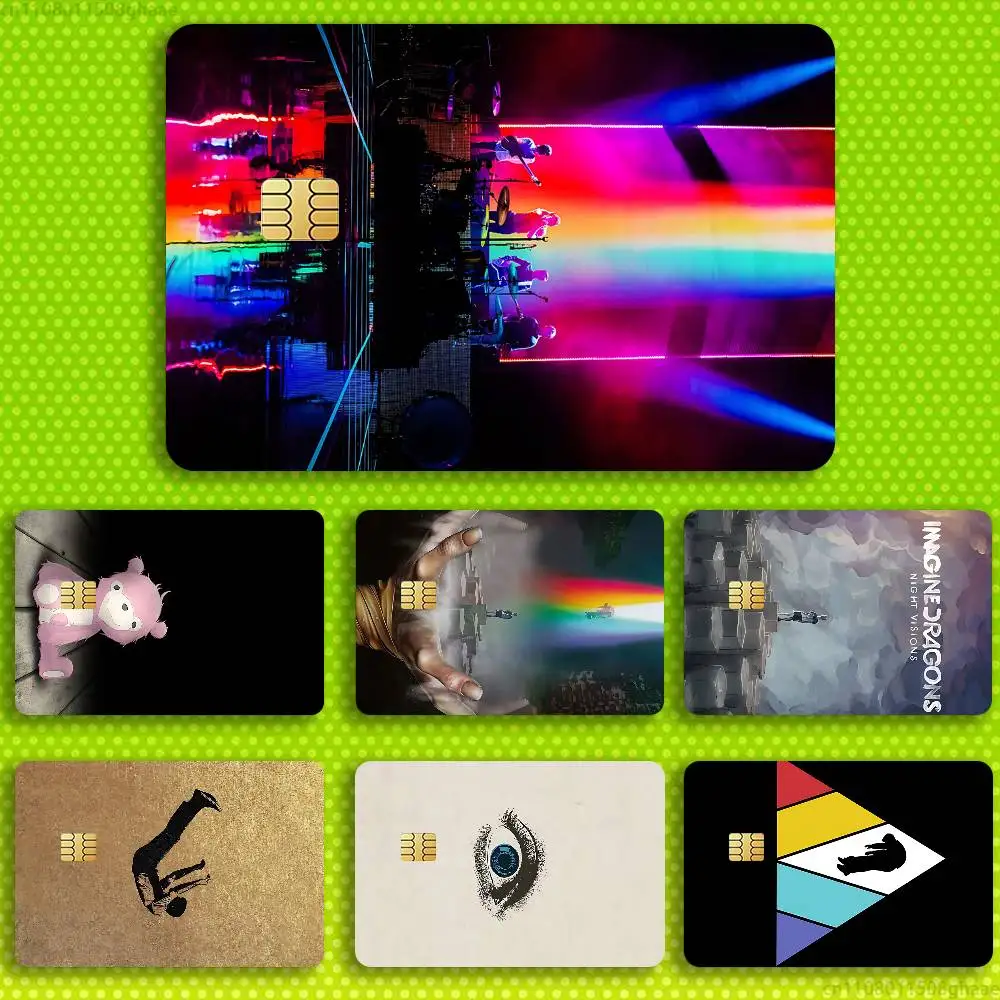 

I-Imagine Dragons Credit Card HD Stickers Game Card Decal Card Matte Film Skin Small Chip Waterproof Sticker