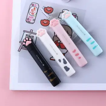 Briefpapier Schattige Nieuwigheid Mini Kawaii Draagbare Roestvrijstalen Opvouwbare Ontwerp Handschaar Kat Paw Schaar