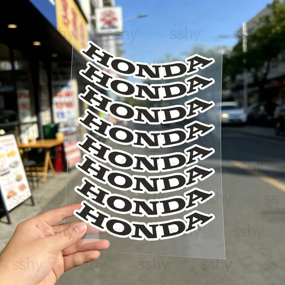 For Honda 18 Colors Reflective Motorcycle Stickers, 3M Safety Warning At Night In The Dark Scooter Helmets