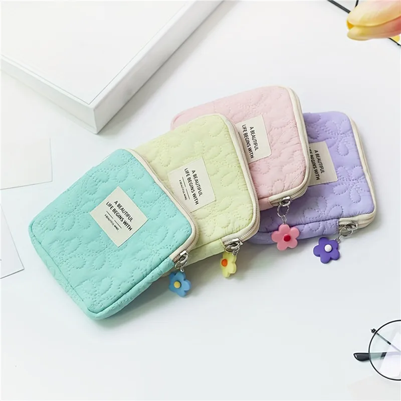 Unisex Coin Purse Small Earphone Bag Headphone Organizer Mini Sundry Cosmetic Lipstick Change Storage Bag