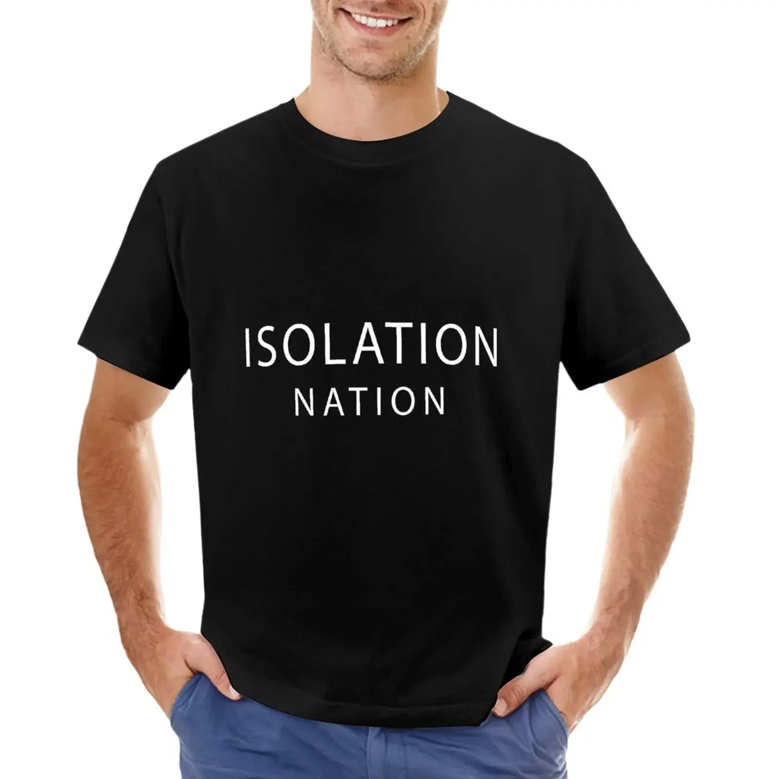 Isolation Nation Essential T-Shirt customizeds korean fashion funnys clothes for men