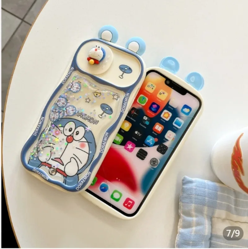 Cute cartoon doraemon iphone15 quicksand phone case apple 14/13promax silicone soft shell fashion couple holiday gift kawaii - AliExpress 26 Cute cartoon doraemon iphone15 quicksand phone case apple 14/13promax silicone soft shell fashion couple holiday gift kawaii - AliExpress 26