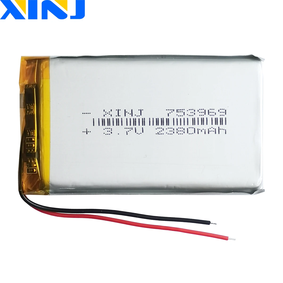 3.7V 2380 mAh 8.8Wh 753969 Polymer Li Lithium Lipo Battery For Music Player Phone Tablet PC GPS PSP E-Book PAD MID Power Bank