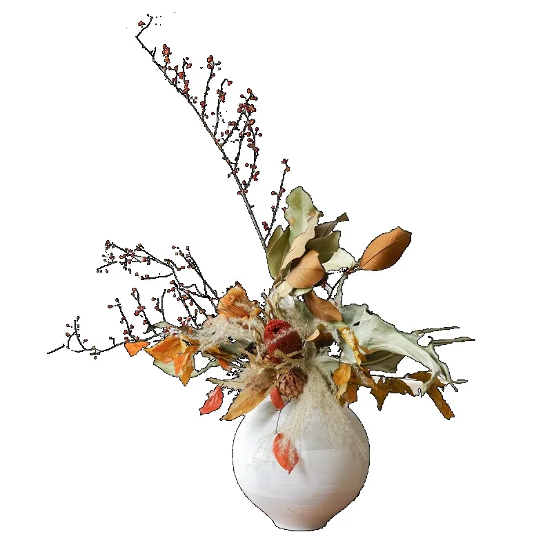 

Japanese natural dried flower combination bouquets, high-end flower arrangement sets, homestays, hotel model rooms, floral art