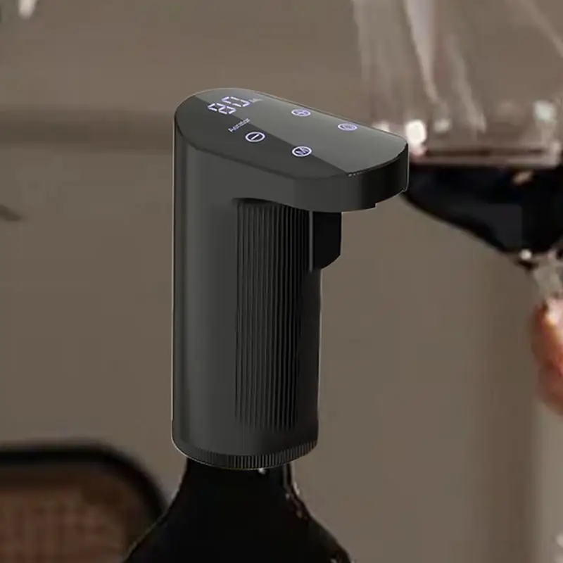 Afbeelding 4: Draagbare Mini Automatische Wijnkaraf Elektrische Wijnkaraf Oplaadbare Wijnpomp Whiskey Wijnbeluchter Schenker Wijnaccessoires