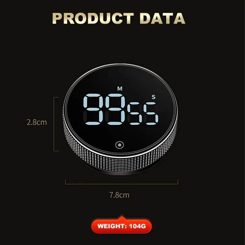 Magnetic Digital Kitchen Timer 6