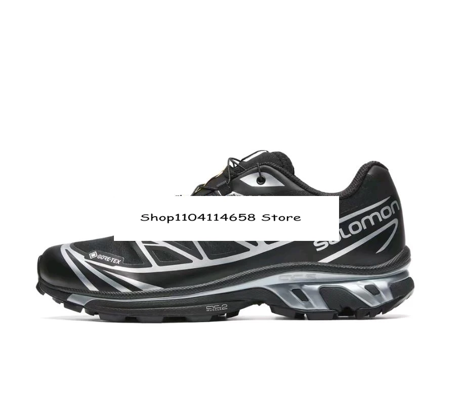 

SALOMON XT-6 GTX shock-absorbing wear-resistant waterproof anti slip low top men's and women's running shoes black