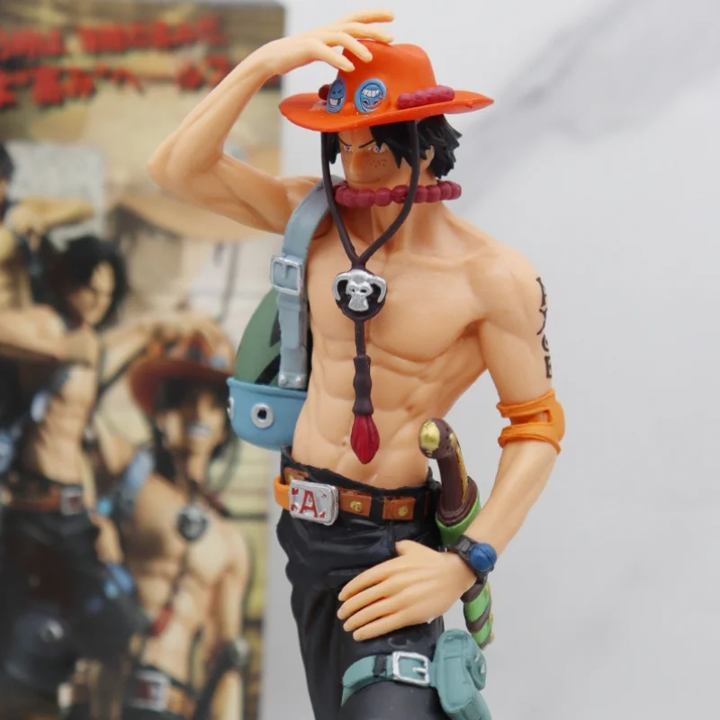 Anime Figure One Piece Dx10th Anniversary Portagas D Ace Pvc Statue Model Toys Surrounding Desktop Collection Decorative Gifts