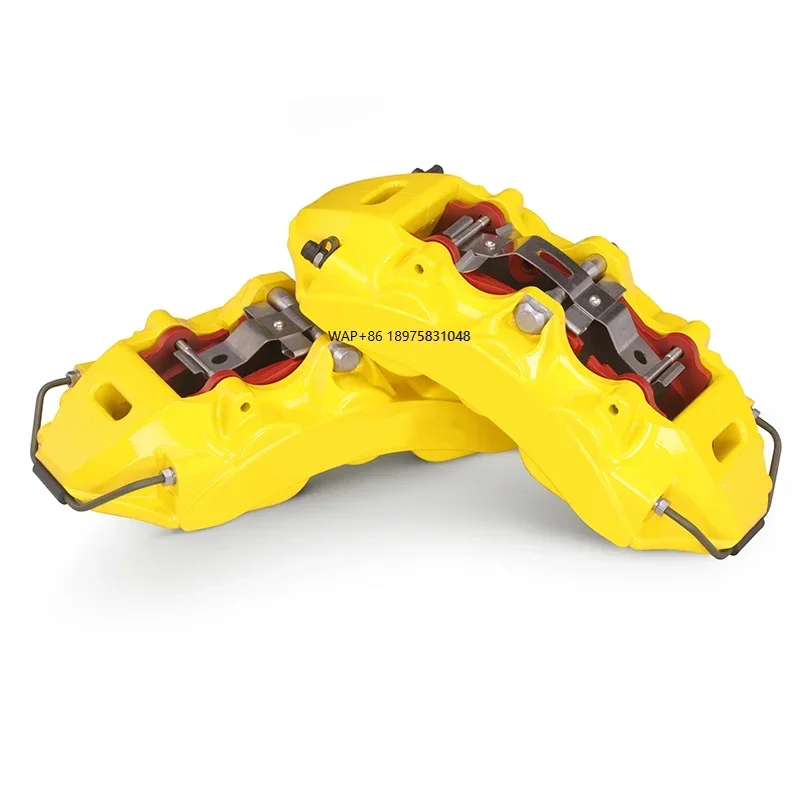 New 6 Pots Brake Calipers Racing GT6 Big Brake Kit with Rotor 405mm Stainless Brake Discs for