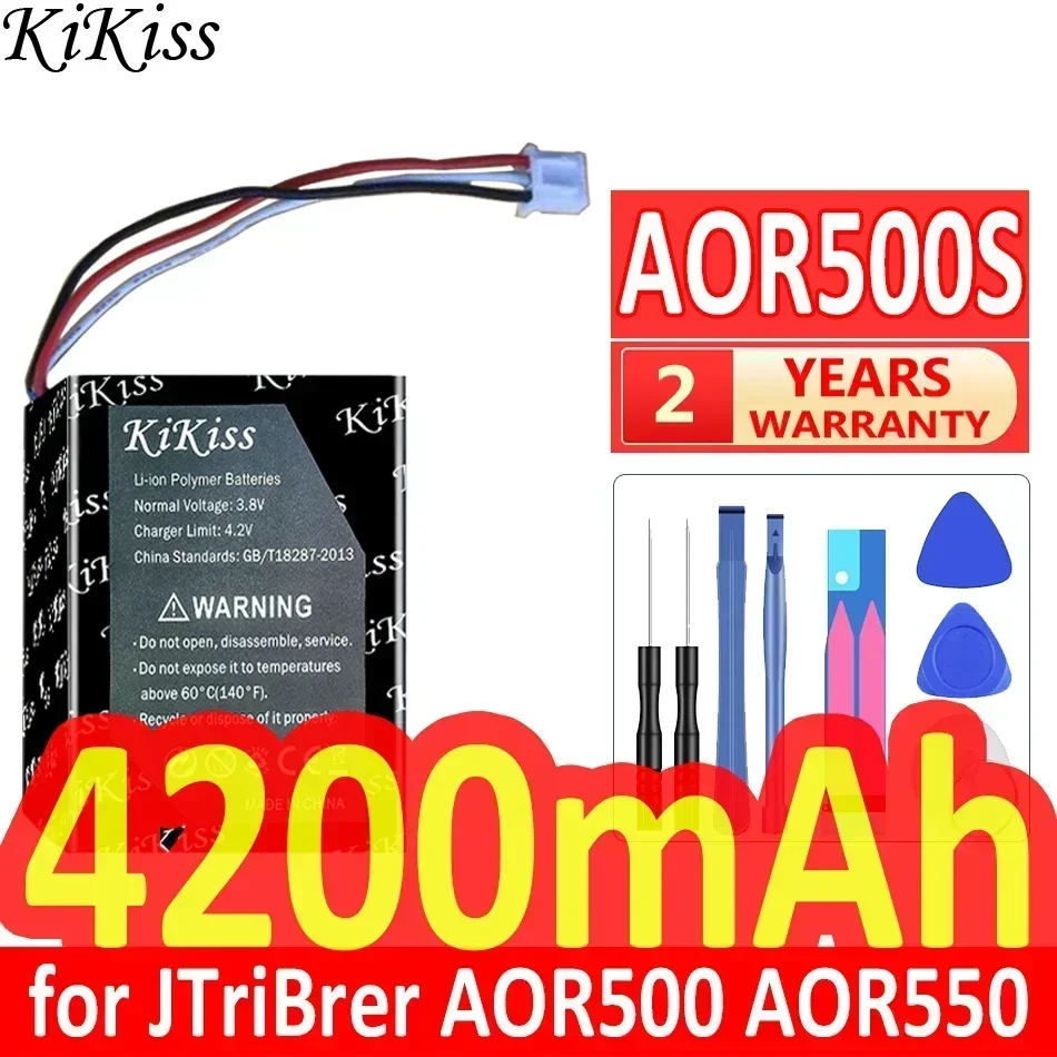 KiKiss Battery 4200mAh AOR500S for JTriBrer AOR500 AOR550 OTDR