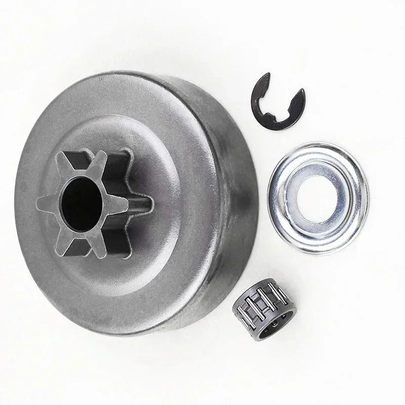 

Power Tool Part Needle Bearing Chainsaw Clutch Drum Includes Washer Includes Electronic Clip For Chainsaw Repair For MS250