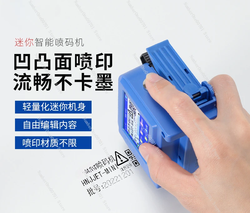 

Mini inkjet printer Handheld small coder Press production date Bottle cap coder