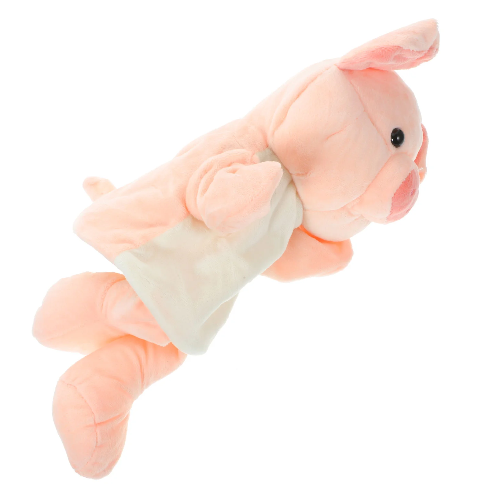 Pig Hand Puppet Interactive Lecture Plush Children Toy for Kids Lifelike Cotton Parent-child The Marionettes