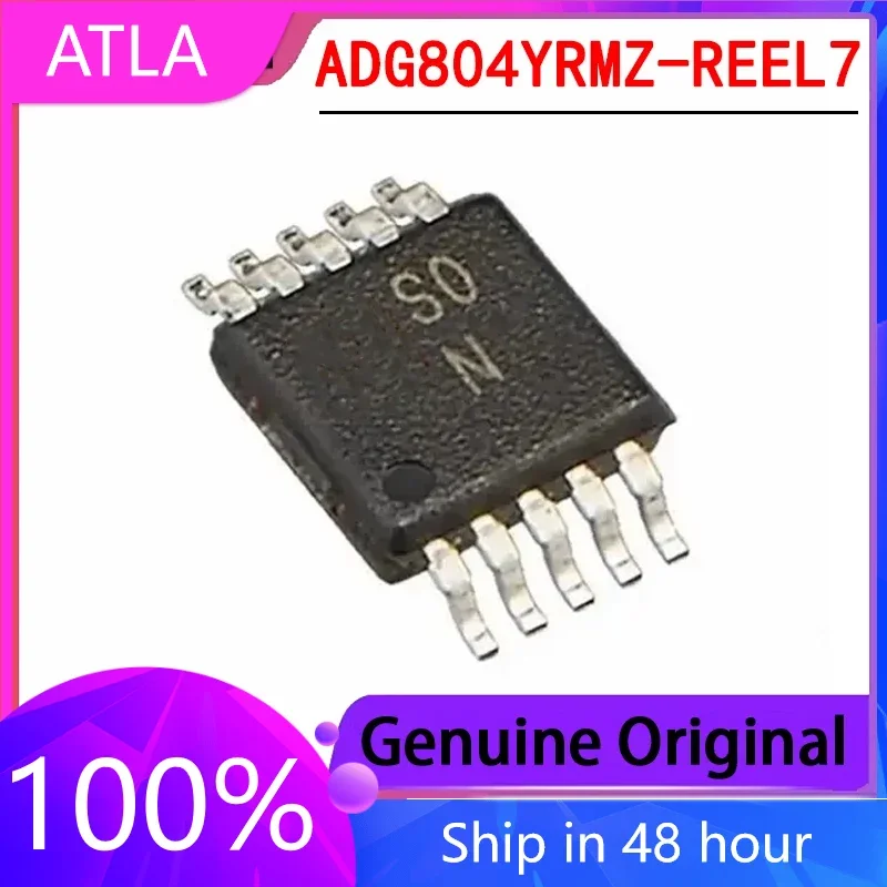 

1PCS New Original ADG804YRMZ-REEL7 ADG804YRM Silk Screen Printed SON MSOP8 Analog Switch