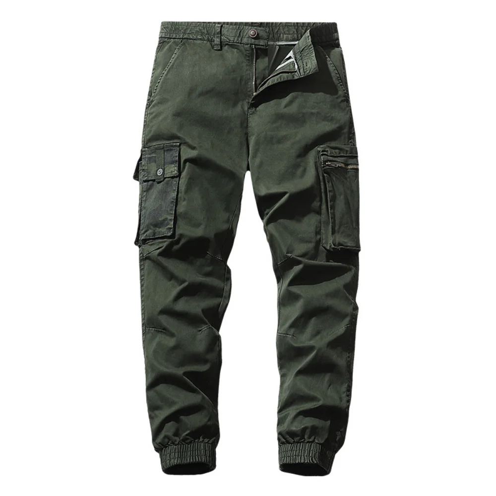 Military Army Style Tactical Cargo Pants Men's Casual Slim Joggers Pockets Trousers Steetwear Clothing ropa hombre pantalon y2k