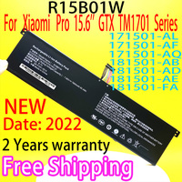 DODOMORN NEW R15B01W For Xiaomi Pro 15.6'' GTX TM1701 i3 8130U i5 8250U i7 8550U Series Notebook Laptop Battery