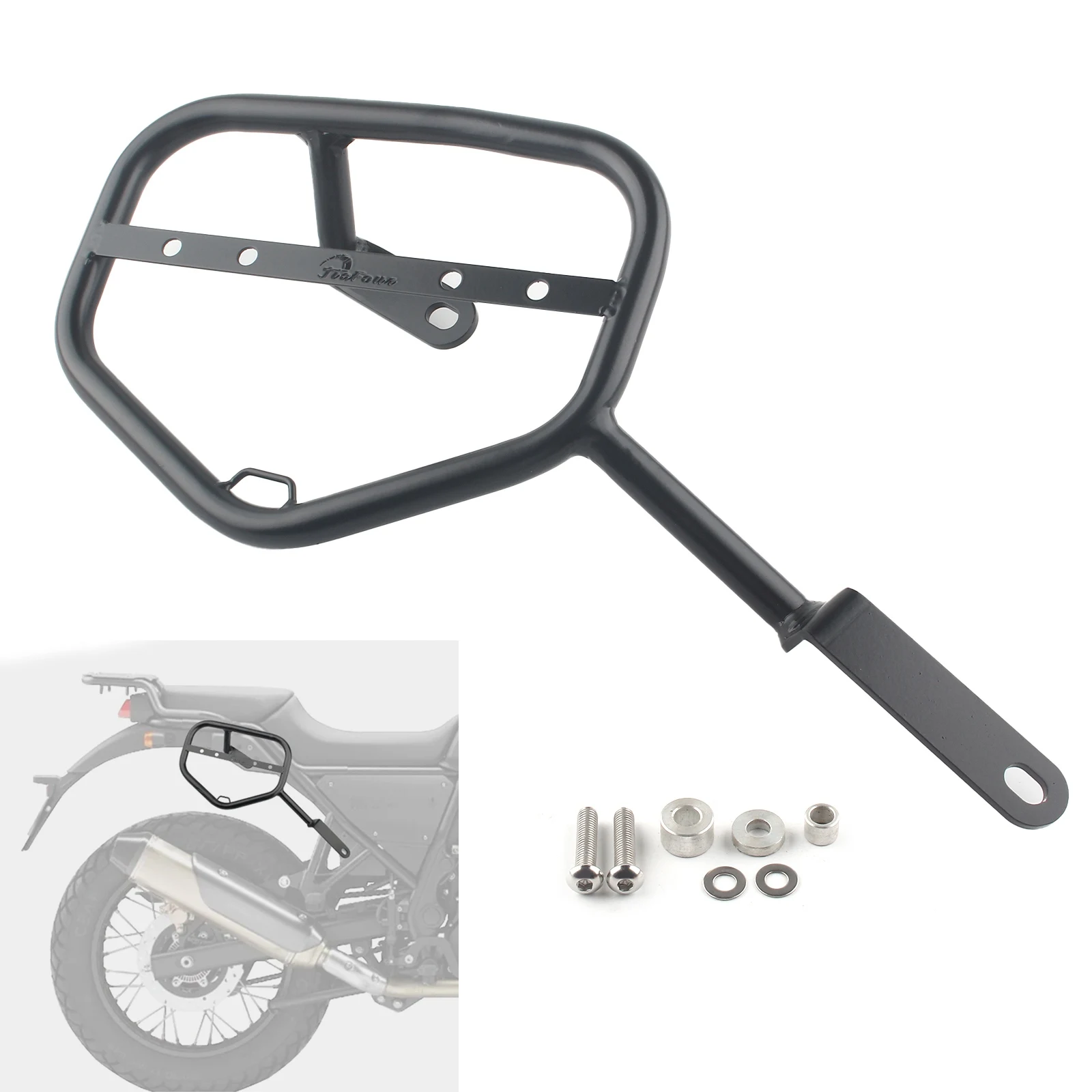 For Royal Enfield Himalayan 2017-2023 Motorcycle Accessories Left Right Side Saddle Bag Side Trunk Bag Holder Support Bracket