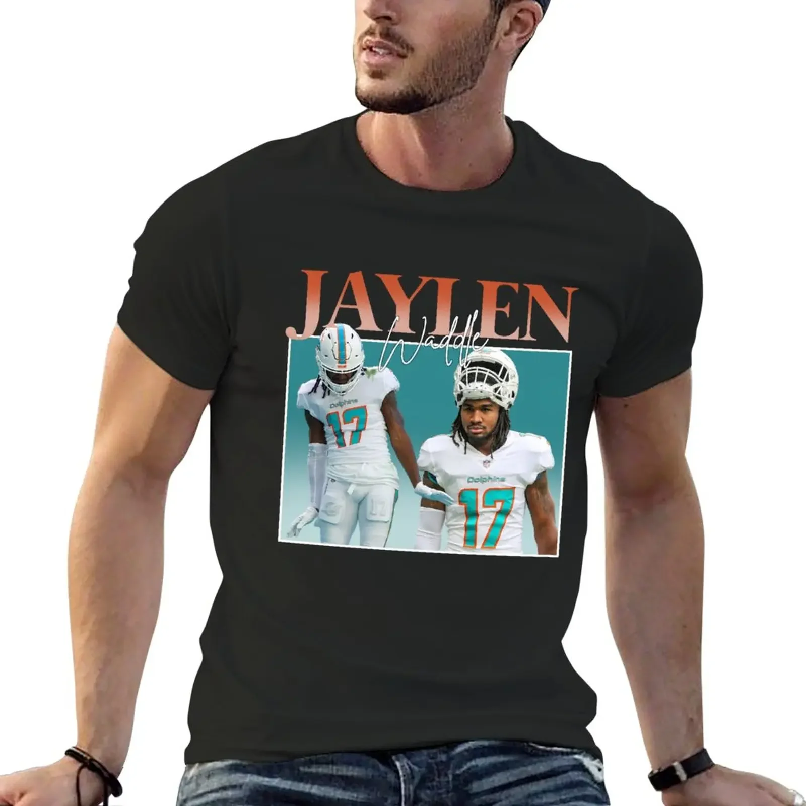 jaylen waddle 17 T-Shirt sweat plus sizes t shirt men