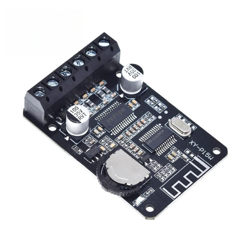 XY P15W Bluetooth 5.0 Digital Amplifier Board 10W 20W Stereo 12V 24V for DIY Speaker Home