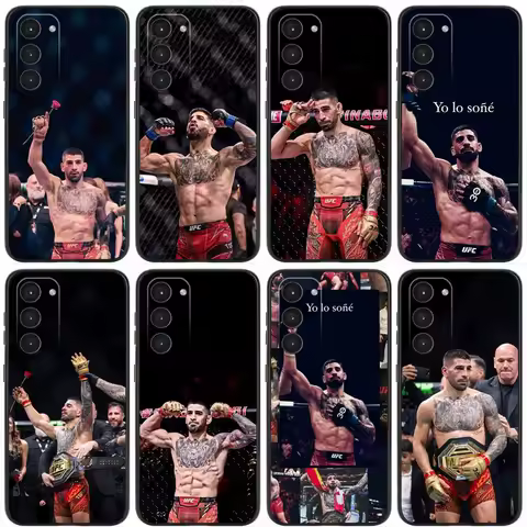 I-Ilia Fighting T-Topuria Phone Case For Samsung Galaxy A20,21s,22,31,32,52,53,72,73,80,91 Soft Liquid Silicone Black Cover