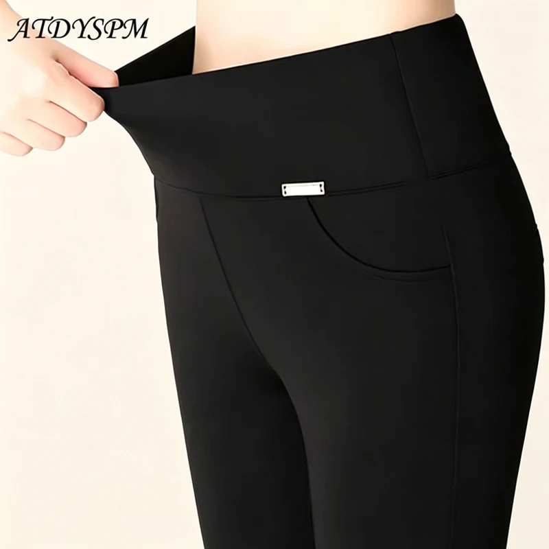 Women\'s High Waist Skinny Leggings High Stretch Push Up Pencil Pants Oversize S-6XL All-Match Casual Trousers Womens