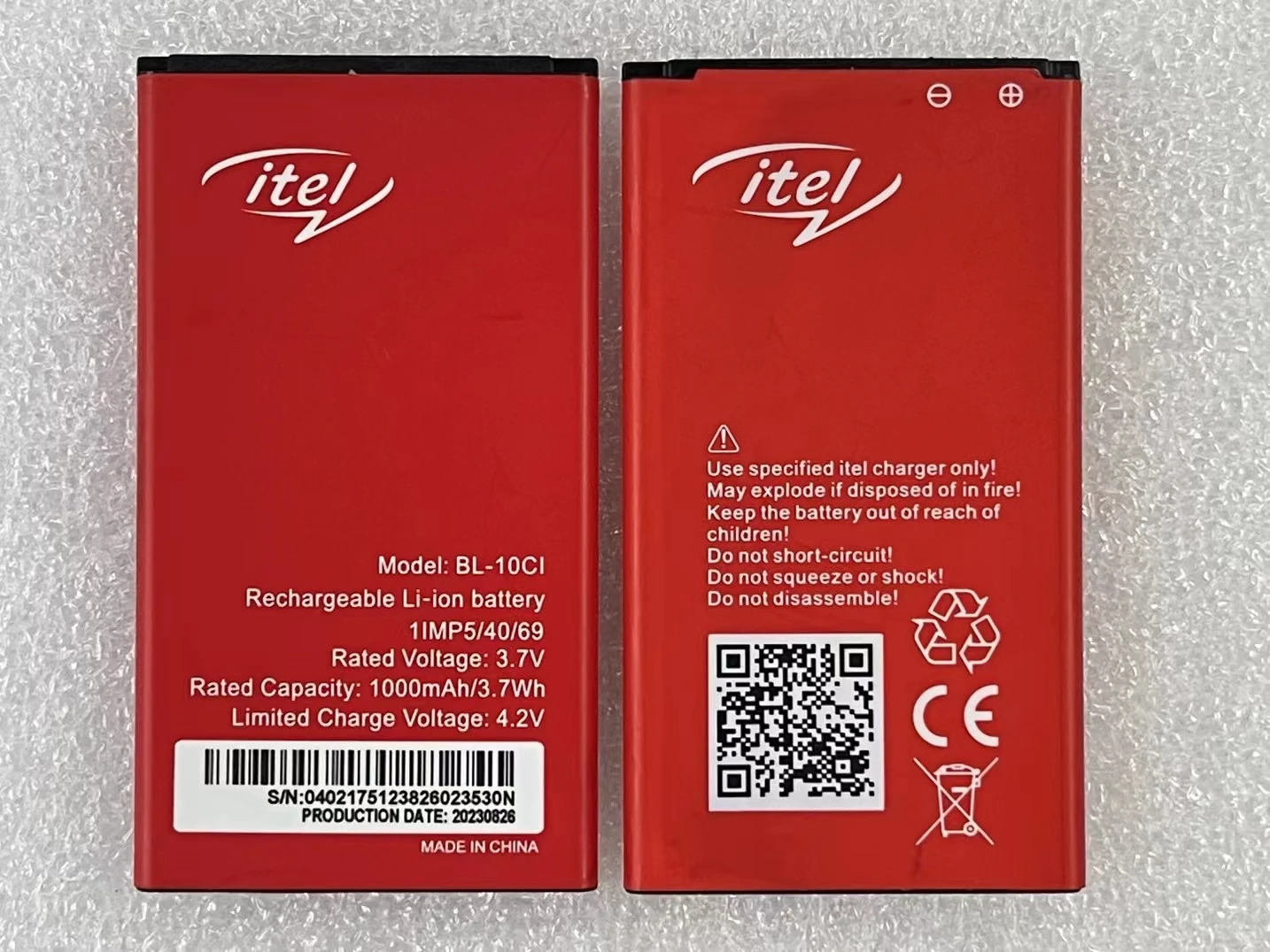 

Original New 3.7V 1000mAh For Itel BL-10CI Mobile Phone Battery