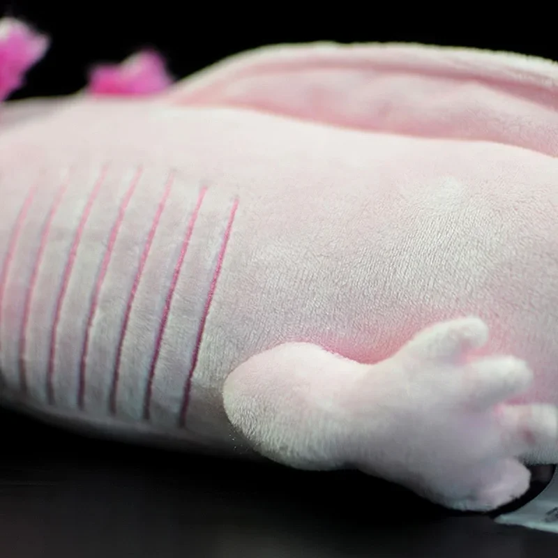 Soft Lifelike Axolotl Plush Toy Realistic Cute  Ambystoma Mexicanum Stuffed Animal Toys Gifts for Adults Kids