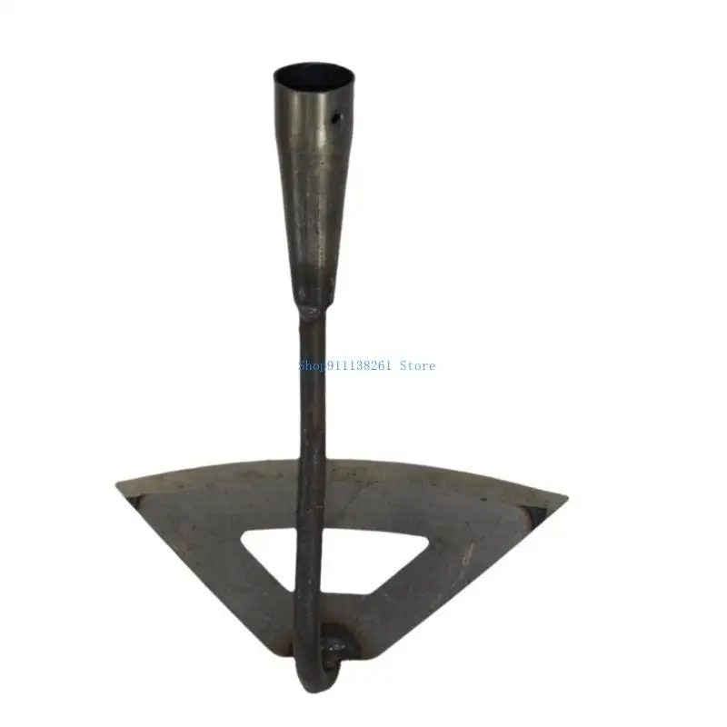

H05E Hollow Hoe 32.5cm All Steel Portable for Gardening Backyard Agriculture Easy Weeding Soil Loosening Planting