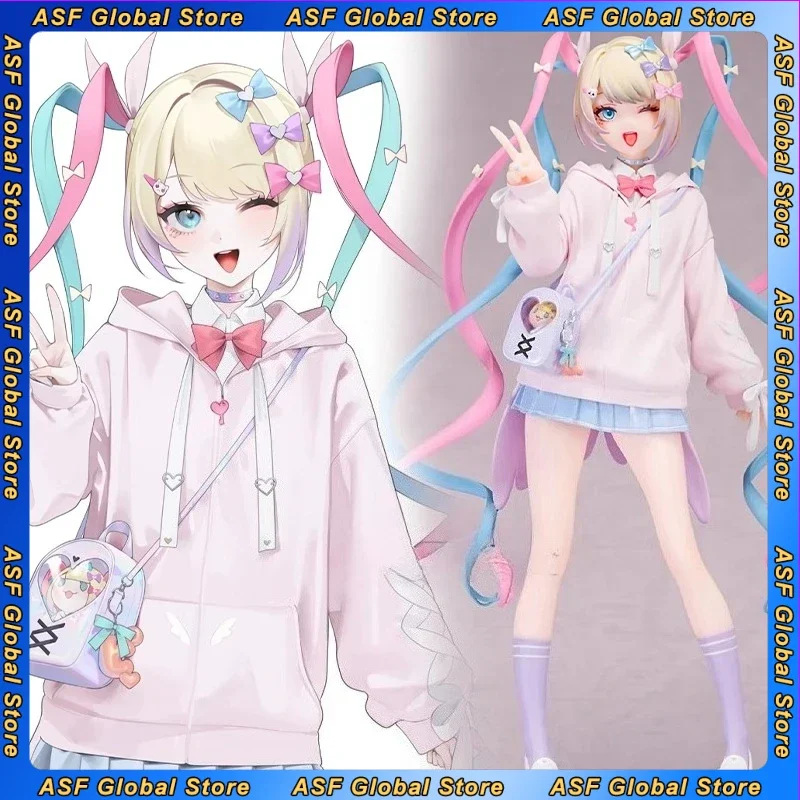 

20cm New NEEDY GIRL OVERDOSE Anime Figure Rain Peripheral PVC Model Cute Beautiful Girl Statue Ornaments Birthday Gifts Toys