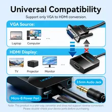 VGA to HDMI 1080P Adapter with Audio #6