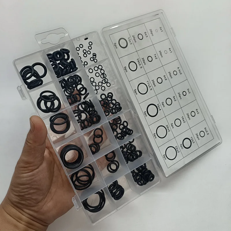 Rubber O Ring Set Gaskets Seal Nitrile Rubber Bands High Pressure O-Rings Repair Kit Sealing Elastic Band O Rubber Rings