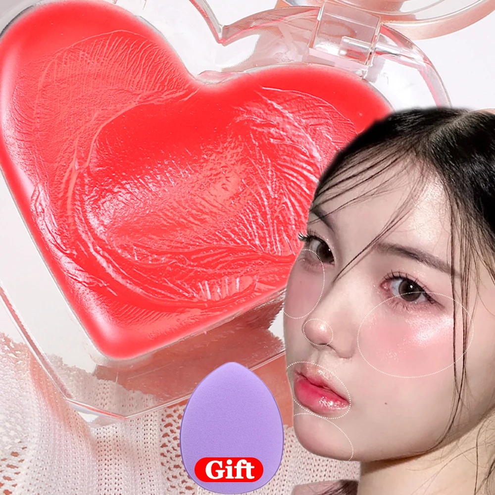 Water Gloss Blush Highlighter Palette Waterproof Face Eyes Body Brightening Cream idratante Contour Illuminator trucco coreano