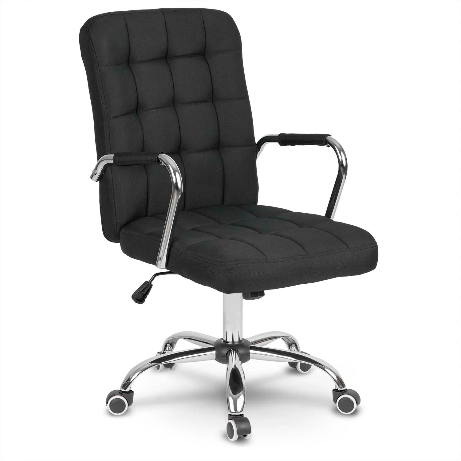 Benton black fabric office chair