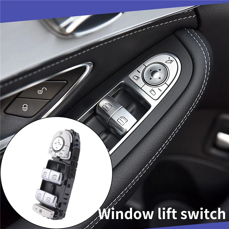 مفتاح نافذة الباب الأمامي العملي 2229056800/A 222 905 68 00 لـ C300 C63 C350E C-Class W205 W253 W222