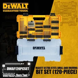 DEWALT DWAF120PCSET MAXFIT ULTRA Steel Drill and Driving Bit Set 120PK Power Tool Accessories