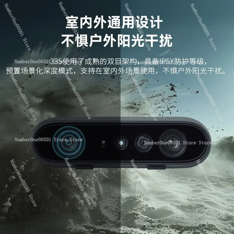 Binocular structured light depth camera AI vision camera Outdoor anti-glare ROS/ROS2 robot 3D 3D