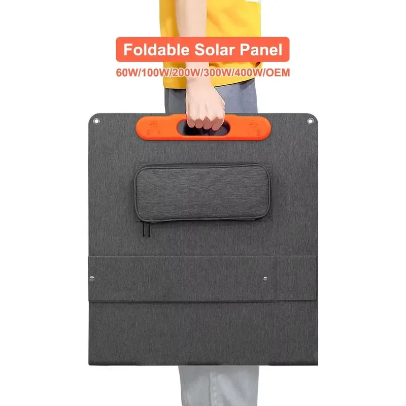High Quality ETFE 100W 200W 400W Folding Solar Panel for Off Grid Camping Use Factory Price Portable Power