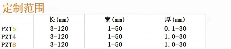 5pcs Custom Piezo ceramic plate PZT-5H Ultrasonic Sensor Ultra-thin,ultra-small piezoelectric sheet SMD matrix laboratory PZT-53