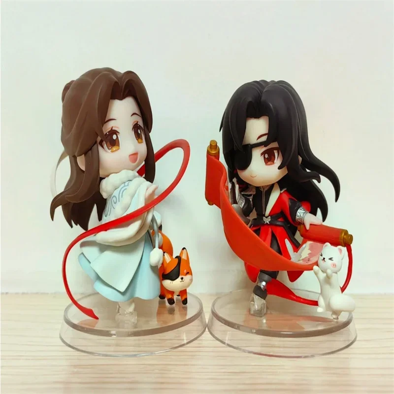 Genuine Heaven Official'S Blessing Xie Lian Hua Cheng Flying Flower Thousand Knots Q Version Handmade Model Decoration Kids Gift