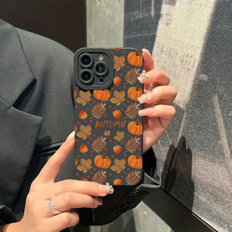 Retro Maple Leaf Pattern Phone Case For Samsung Galaxy A16 A06 A26 A54 A32 A33 A56 S25 S23 S24 S22 S21 Ultra Plus FE Soft Cover view 6