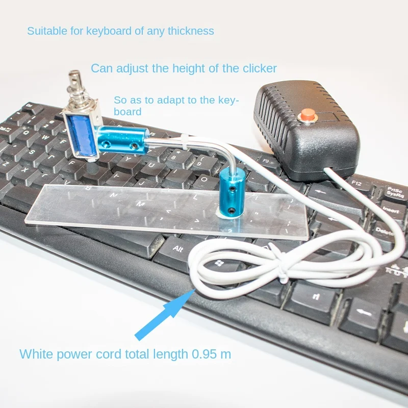 Computer Keyboard Clicker Mouse, Automatically Random Game, Physical Hangup Artifact, Anti-Dropping, 1-30S