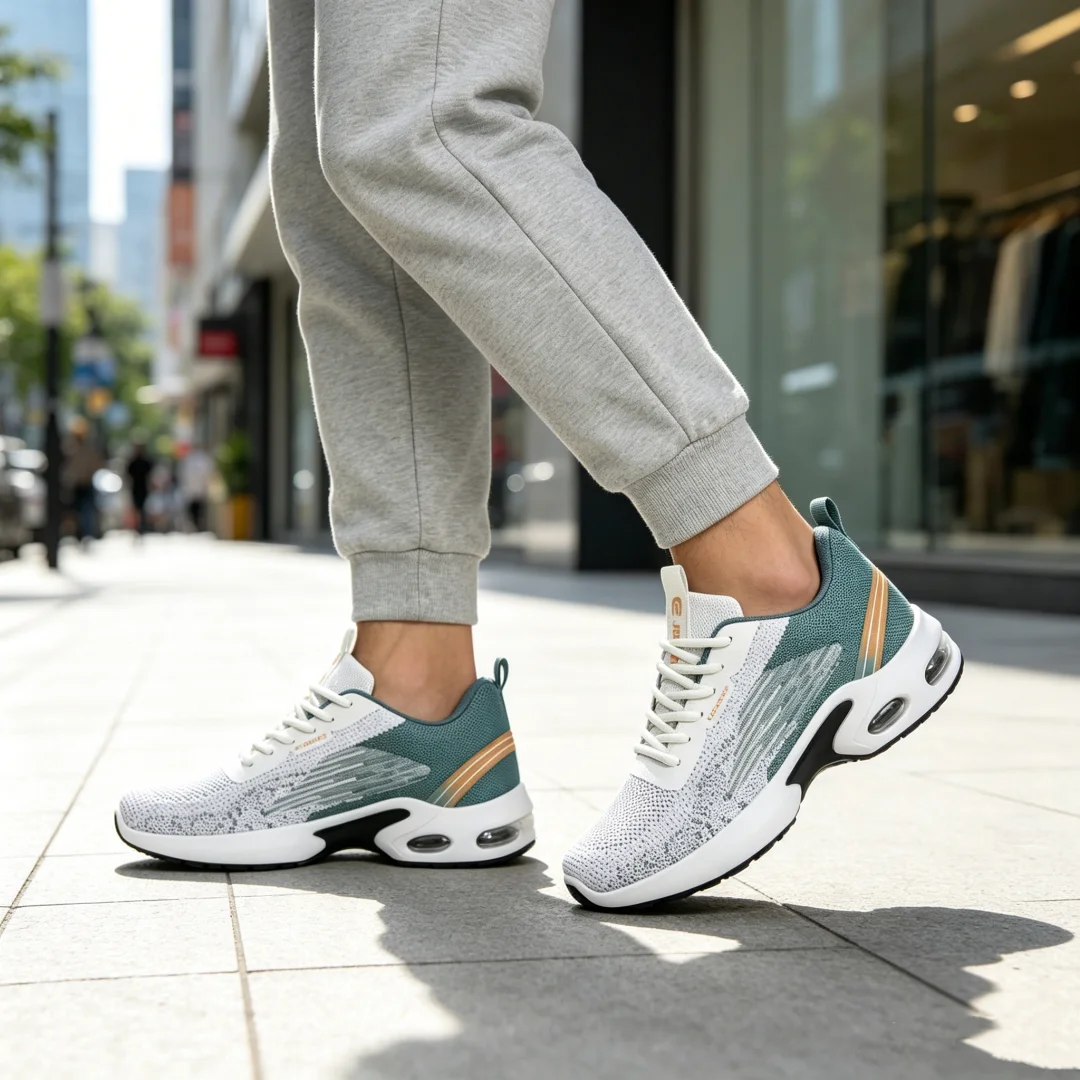 

Men's shoes, spring sneakers, mesh breathable and comfortable sports shoes, fashionable and casual outdoor running shoes