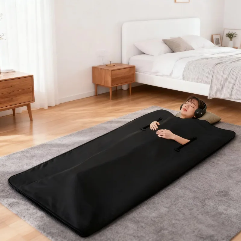 OEM   Home   Sauna Blanket Professional Body Wrap Sauna Blanket Spa 1 Zone Zipper Sauna Blanket with Arm Hole