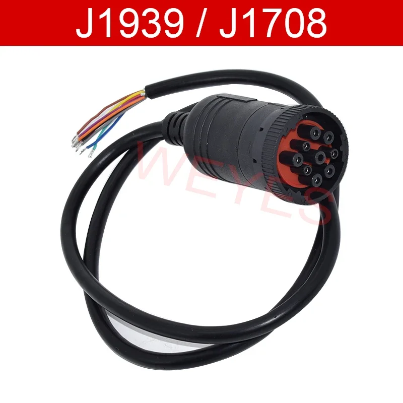 

New For Deutsch 9 Pin J1939 to Open End Wired Dvf12Sae Or Sae J1708 Cable