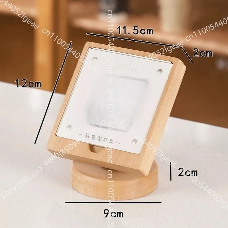 Solid wood QR code display card WeChat and Alipay collection and payment table card checkout page table scanning code