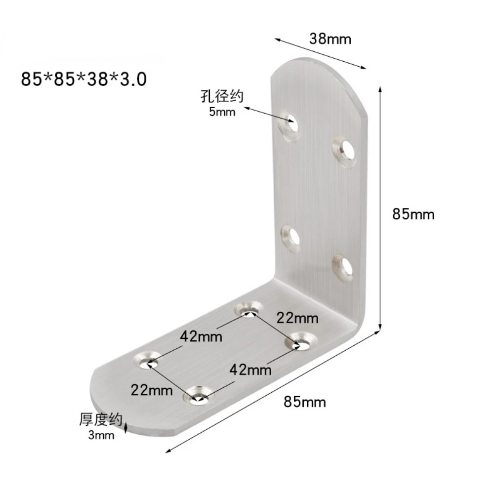 China factory direct sell high quality customized sheet metal fabrication wall mounting L Shape metal shelf bracket