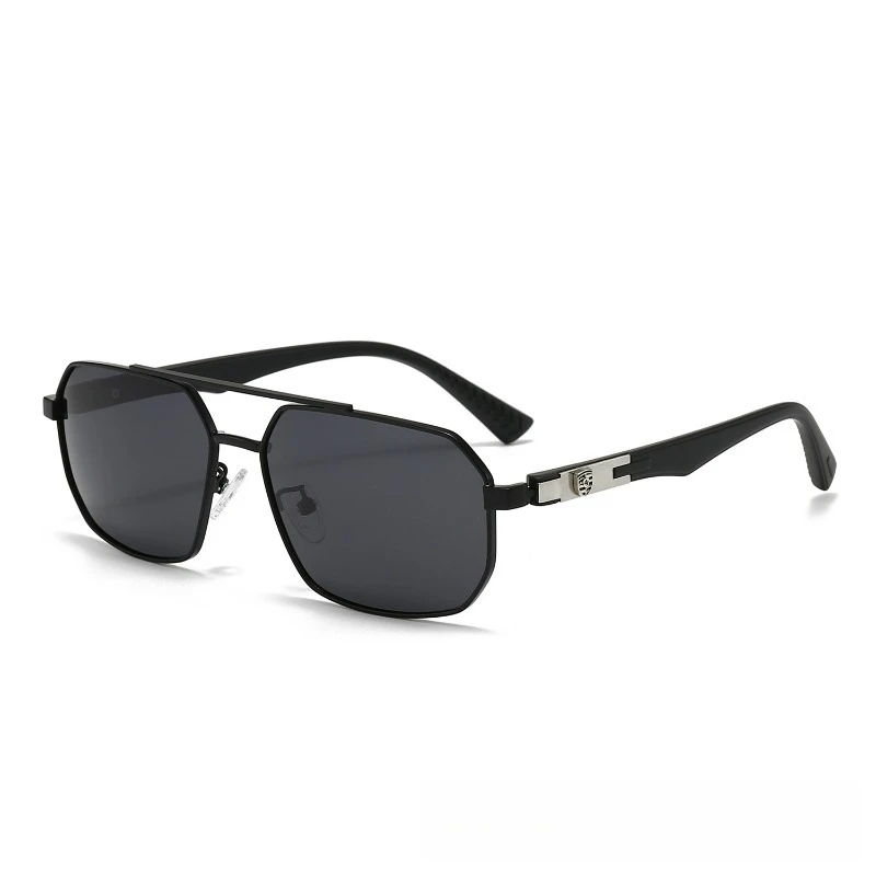 

2025 Double Beam Polarized Sunglasses UV400 Retro Luxury Unisex Driving & Outdoor Alloy Metal Frame Free Shipping​