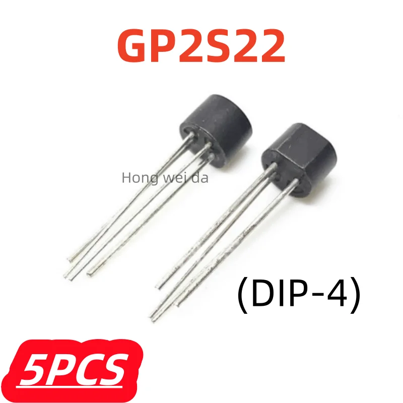 5Pcs/lot 100% New GP2S22 2S22 DIP-4 Photointerrupter Phototransistor Output Reflective Object Sensor
