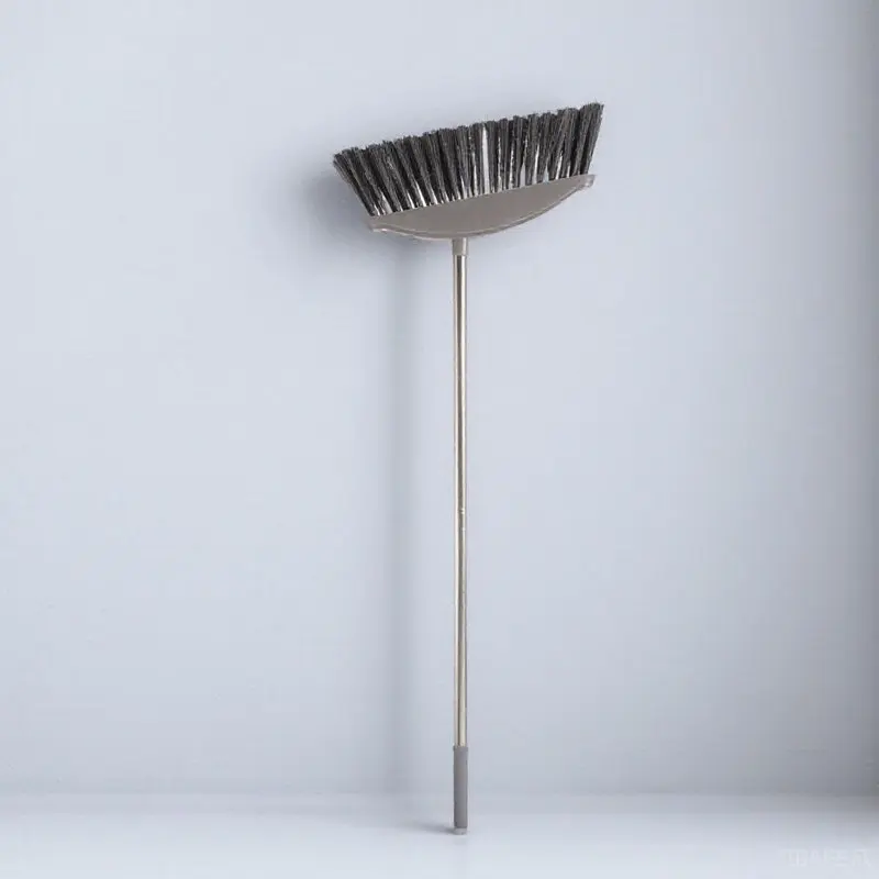 

Уличная метла из нержавеющей стали с длинной ручкой, компактная, для дома, для уборки полов, бытовой инструмент для уборки в помещении, на улице, во дворе, в ванной комнате